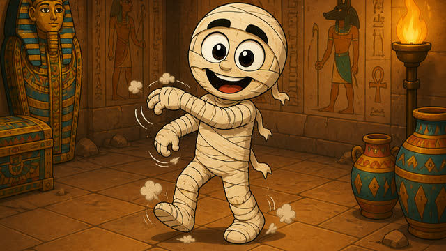 Scene 2 - Mummy Wrap