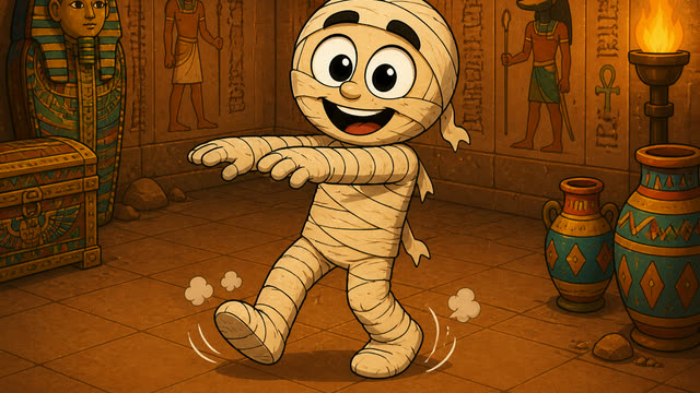 Scene 5 - Mummy Wrap