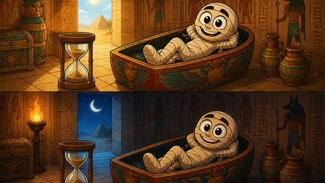 Scene 7 - Mummy Wrap