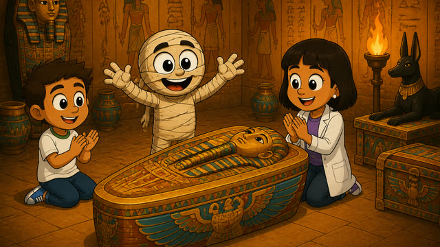 Scene 16 - Mummy Wrap