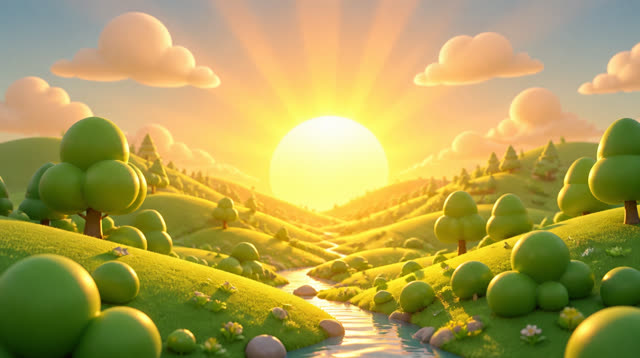 Scene 1 - Happy Sky Friends