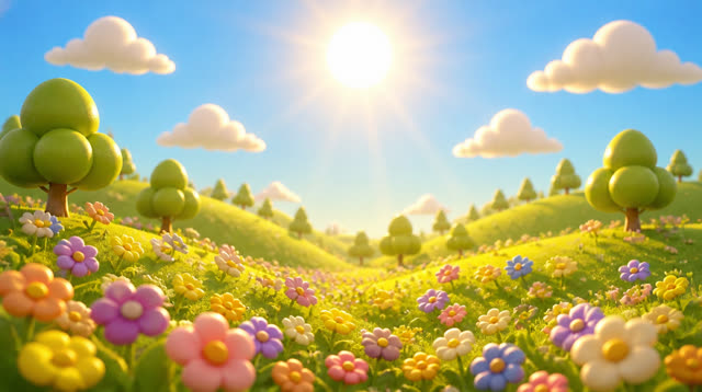 Scene 2 - Happy Sky Friends