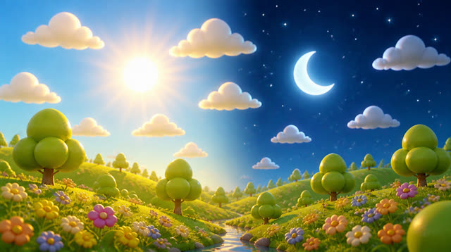 Scene 4 - Happy Sky Friends