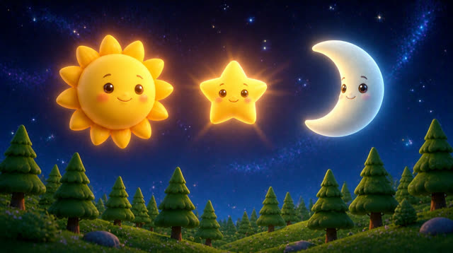 Scene 11 - Happy Sky Friends