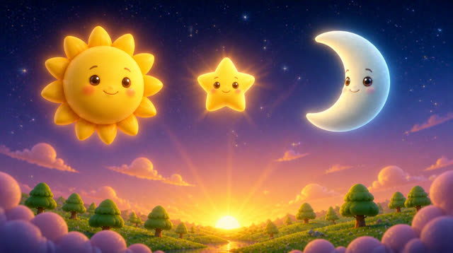 Scene 12 - Happy Sky Friends