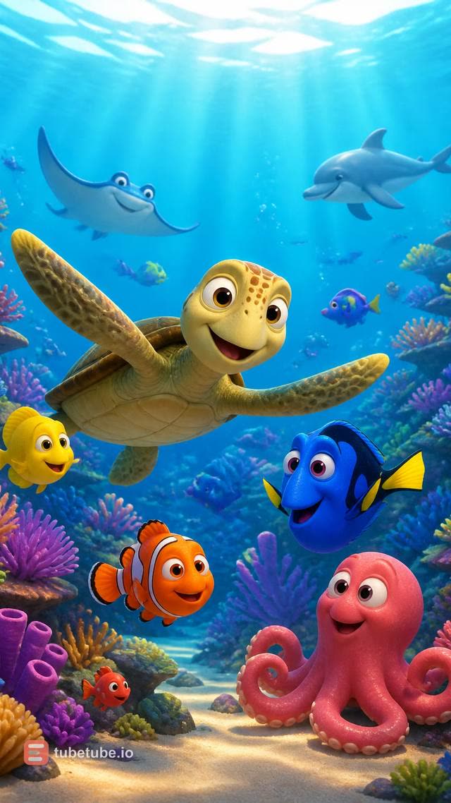 Scene 1 - Silly Sea Friends - Wiggle Wiggle Freeze!