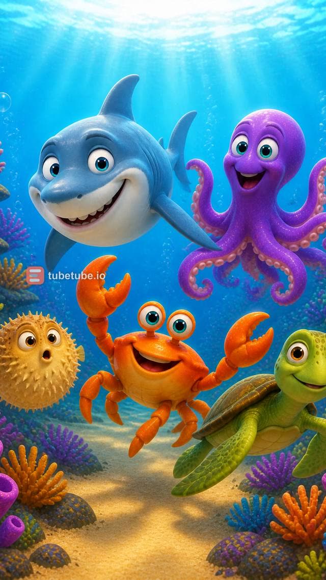 Scene 7 - Silly Sea Friends - Wiggle Wiggle Freeze!