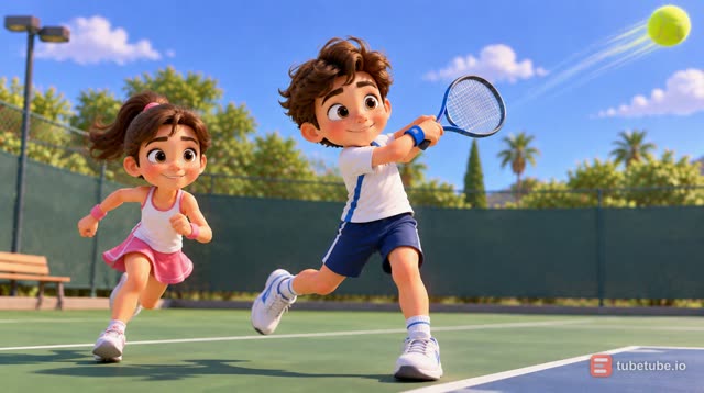 Scene 4 - Happy Tennis Time