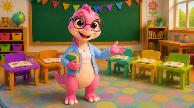 Scene 5 - Five Little Dinos Learn to Count | Numbers 1–10