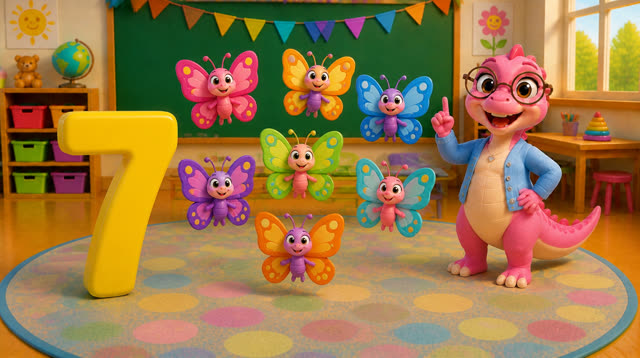 Scene 20 - Five Little Dinos Learn to Count | Numbers 1–10