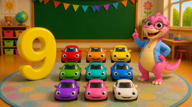Scene 25 - Five Little Dinos Learn to Count | Numbers 1–10