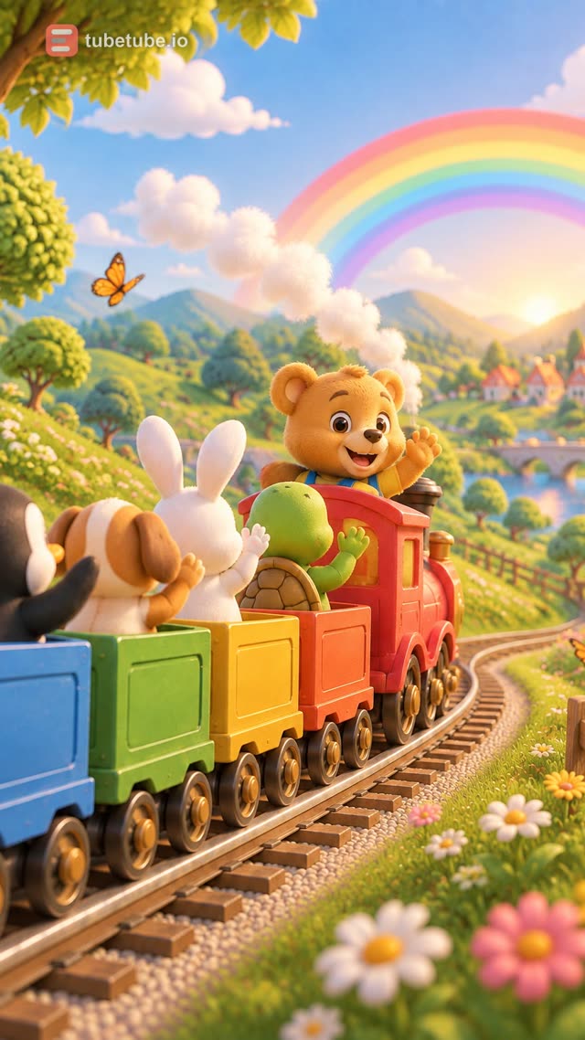 Scene 10 - The Rainbow Train