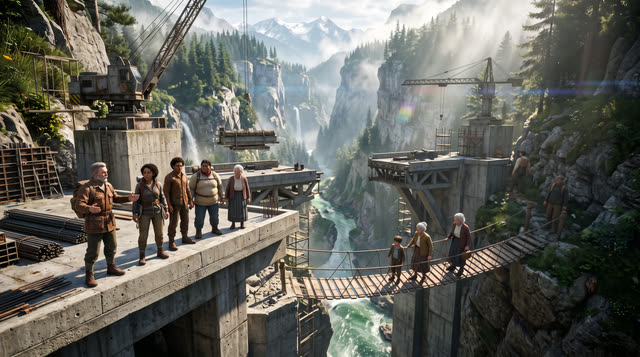 Scene 2 - Le Barrage du Vajont