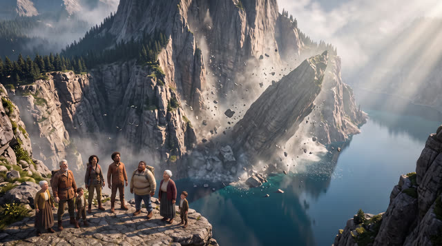 Scene 16 - Le Barrage du Vajont