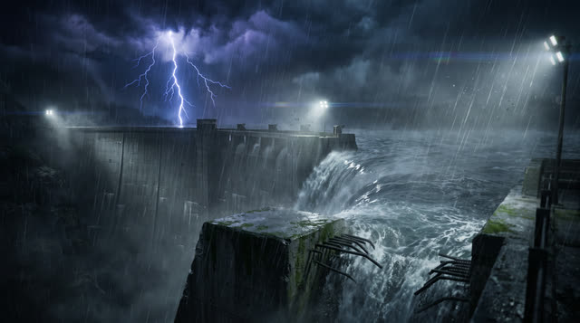 Scene 28 - Le Barrage du Vajont