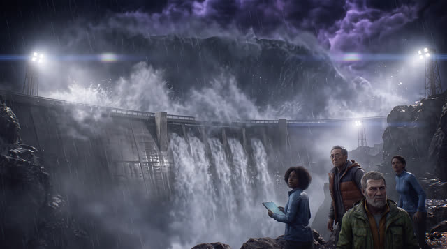 Scene 43 - Le Barrage du Vajont