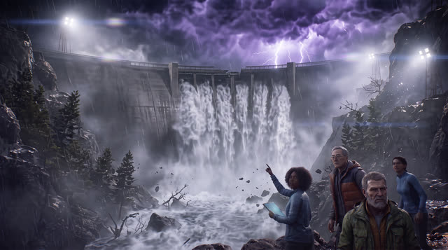 Scene 45 - Le Barrage du Vajont