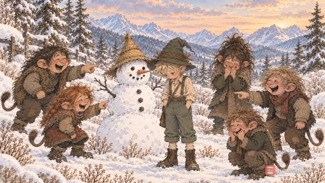 Scene 5 - Des enfants moqueurs