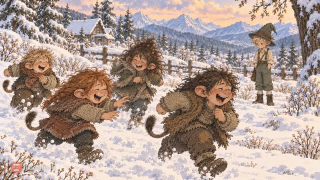 Scene 10 - Des enfants moqueurs
