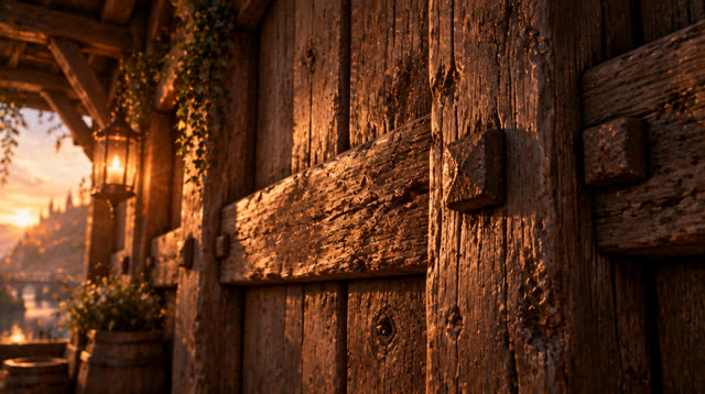 Scene 12 - Rainfall in the Ancient Forest Cabin