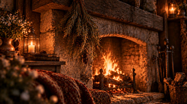 Scene 14 - Rainfall in the Ancient Forest Cabin
