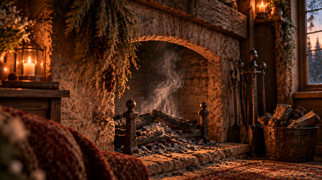 Scene 15 - Rainfall in the Ancient Forest Cabin