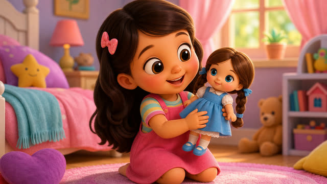 Scene 1 - Tengo una Muñeca Vestida de Azul | Canción Infantil