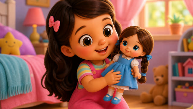 Scene 2 - Tengo una Muñeca Vestida de Azul | Canción Infantil
