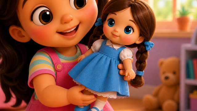 Scene 3 - Tengo una Muñeca Vestida de Azul | Canción Infantil