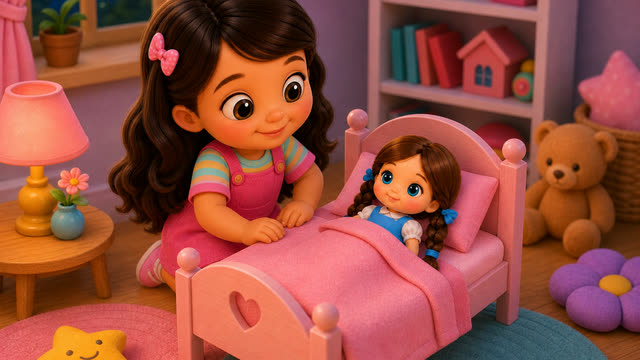 Scene 9 - Tengo una Muñeca Vestida de Azul | Canción Infantil