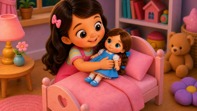 Scene 10 - Tengo una Muñeca Vestida de Azul | Canción Infantil