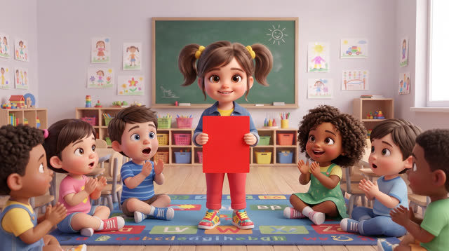 Scene 2 - Learn Colors with Alexia - Red, Blue, Yellow