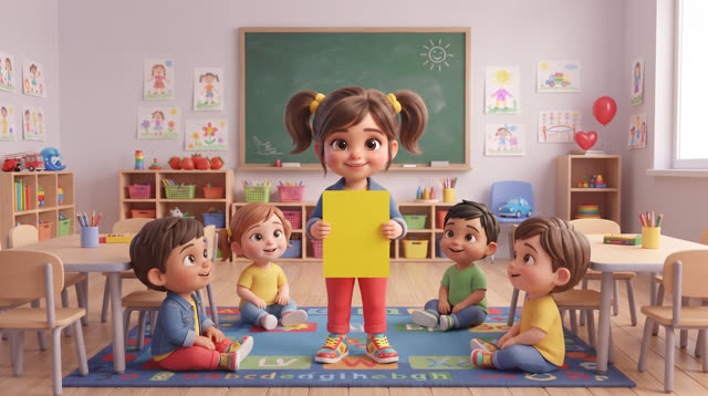 Scene 14 - Learn Colors with Alexia - Red, Blue, Yellow