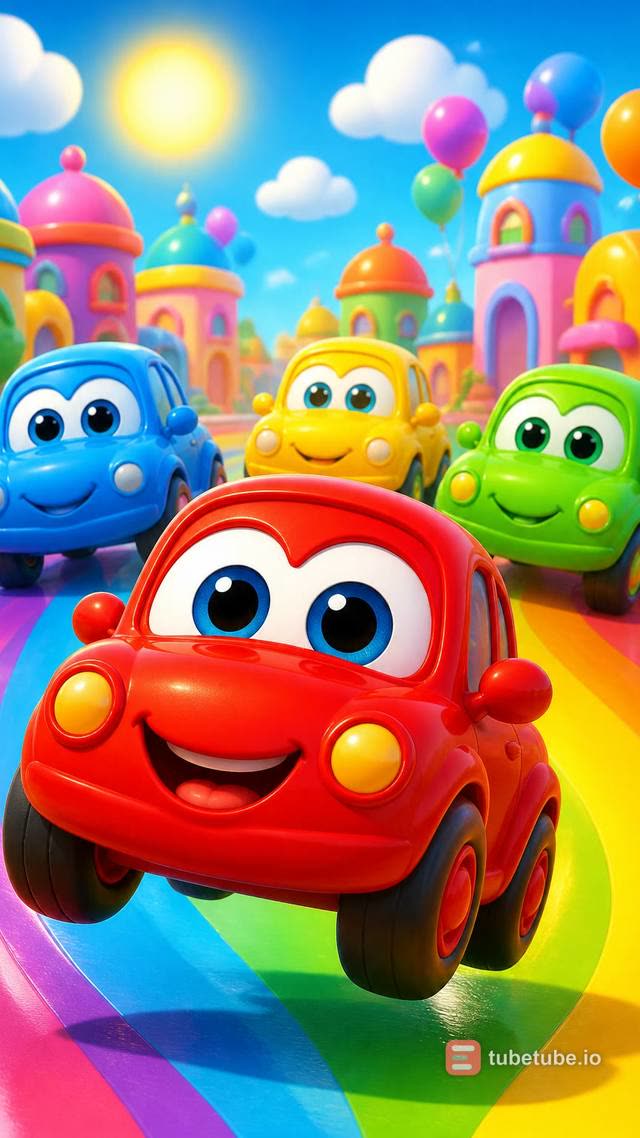 Scene 1 - Color Cars Beep Beep Beep
