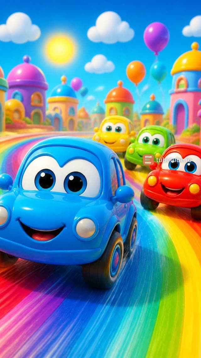 Scene 2 - Color Cars Beep Beep Beep