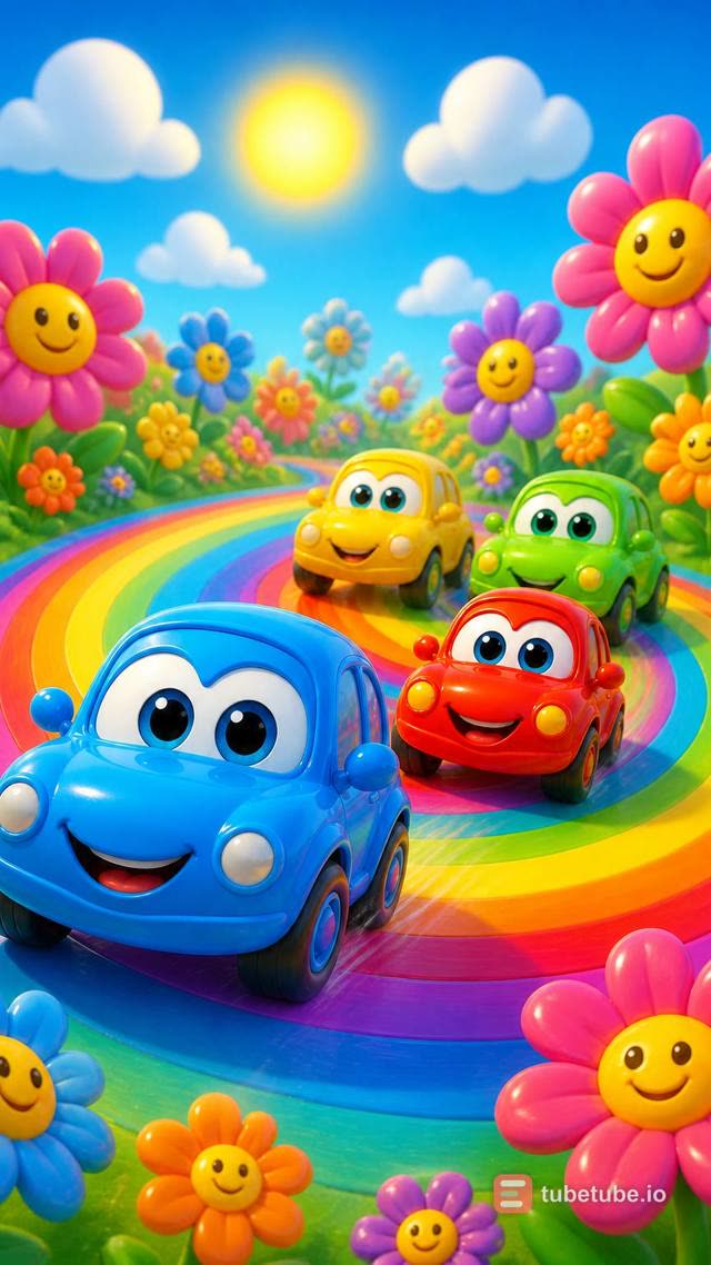 Scene 3 - Color Cars Beep Beep Beep