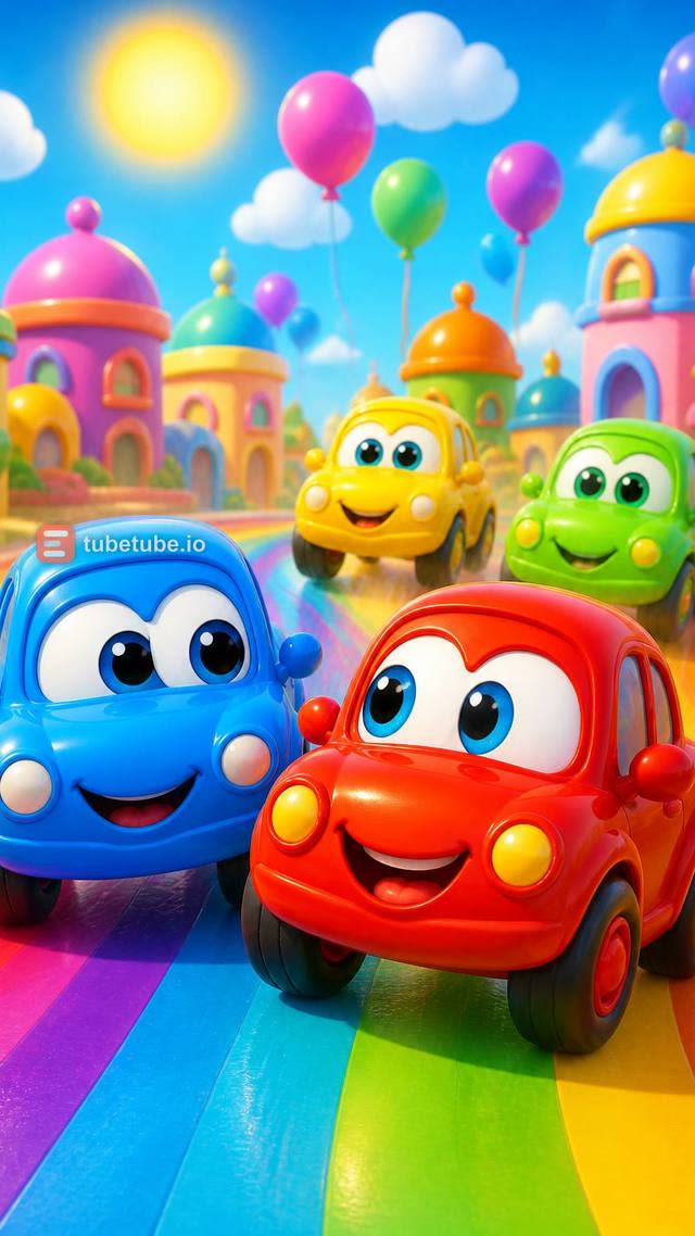 Scene 4 - Color Cars Beep Beep Beep