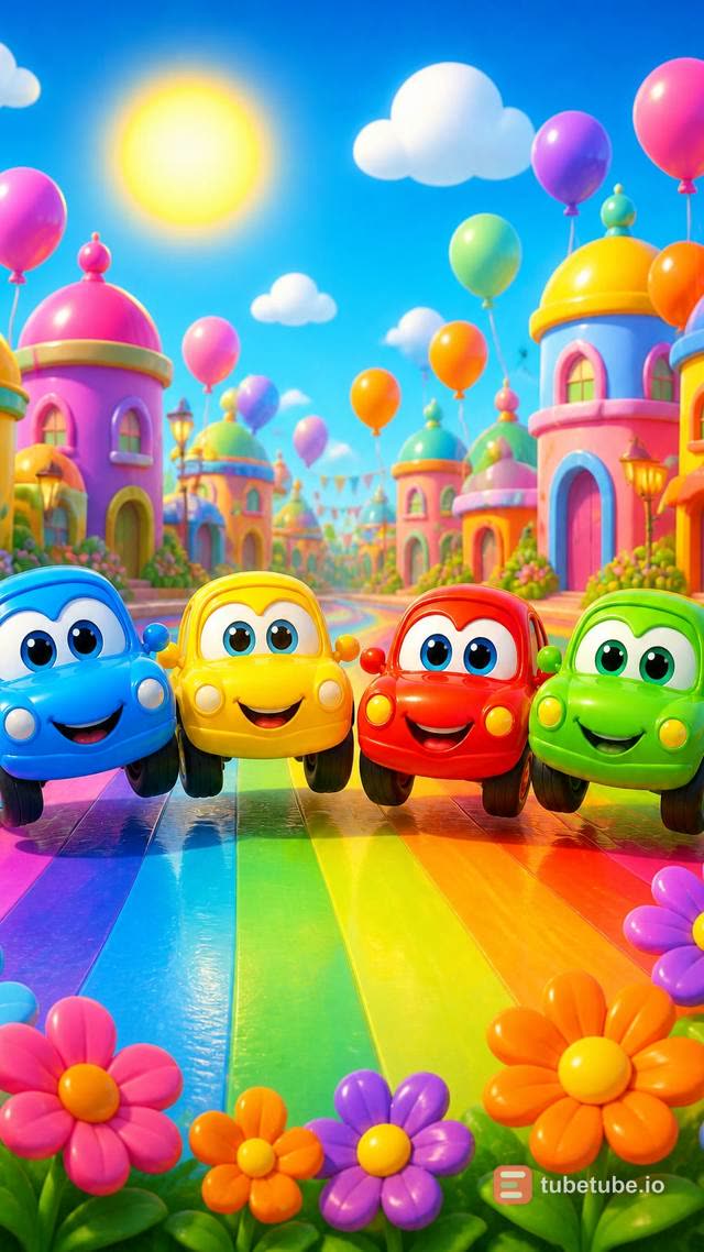 Scene 5 - Color Cars Beep Beep Beep