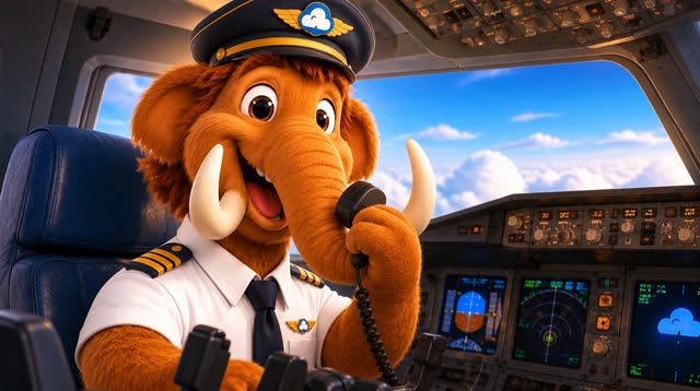Scene 19 - Five Little Dinos Fly in an Airplane