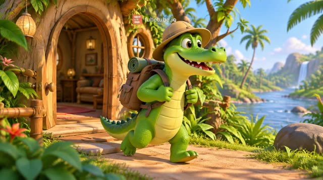 Scene 1 - Les Crocodiles du Nil | Chanson pour enfants | Animation 3D