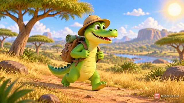 Scene 4 - Les Crocodiles du Nil | Chanson pour enfants | Animation 3D