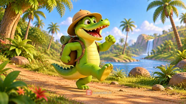Scene 7 - Les Crocodiles du Nil | Chanson pour enfants | Animation 3D