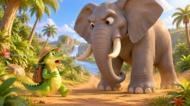 Scene 8 - Les Crocodiles du Nil | Chanson pour enfants | Animation 3D