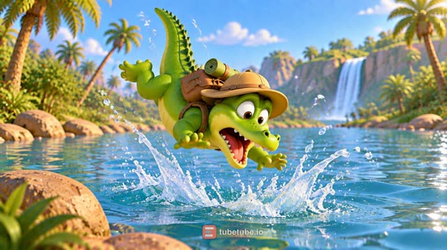 Scene 9 - Les Crocodiles du Nil | Chanson pour enfants | Animation 3D