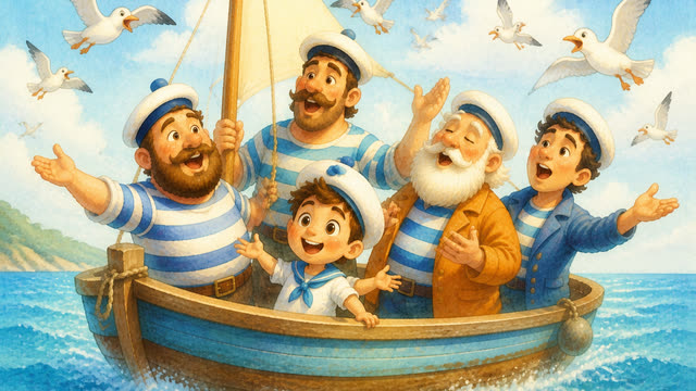 Scene 5 - Petit bateau sur l'eau