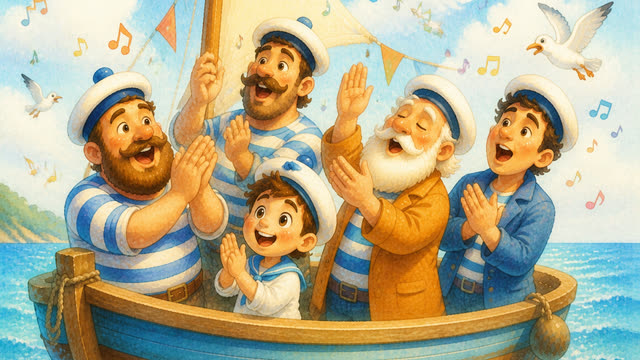 Scene 7 - Petit bateau sur l'eau