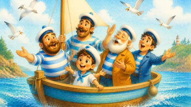 Scene 9 - Petit bateau sur l'eau
