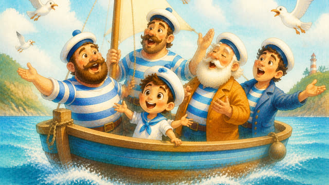 Scene 10 - Petit bateau sur l'eau