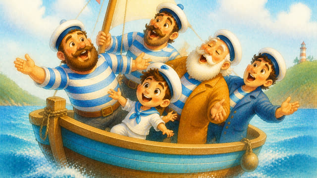 Scene 11 - Petit bateau sur l'eau