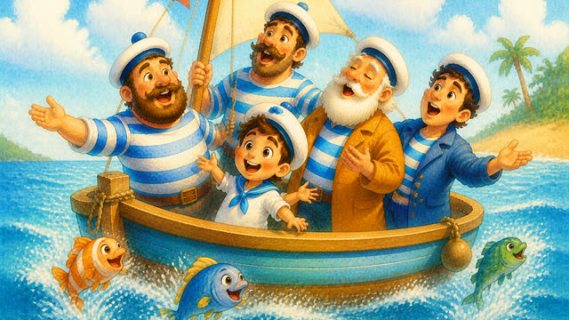Scene 12 - Petit bateau sur l'eau